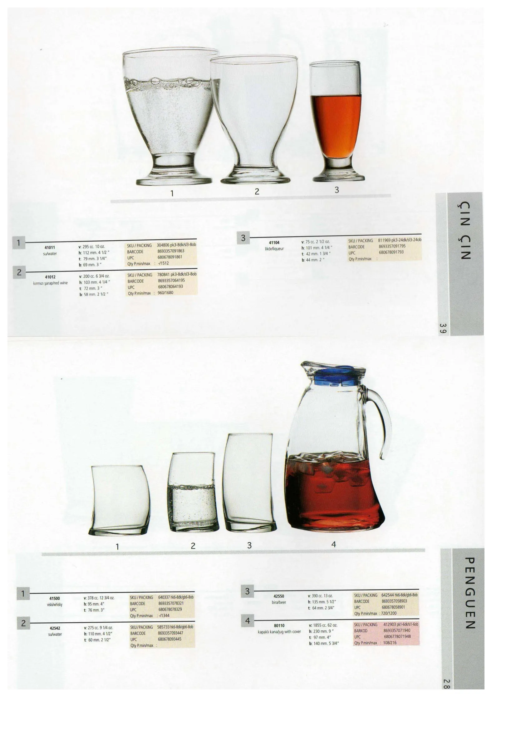 Pasabahce Export Glass Tableware & Glassware Collection Model 44 — Kitchenware, Glassware & Household Plastics | AFRIMEKS Foreign Trade
