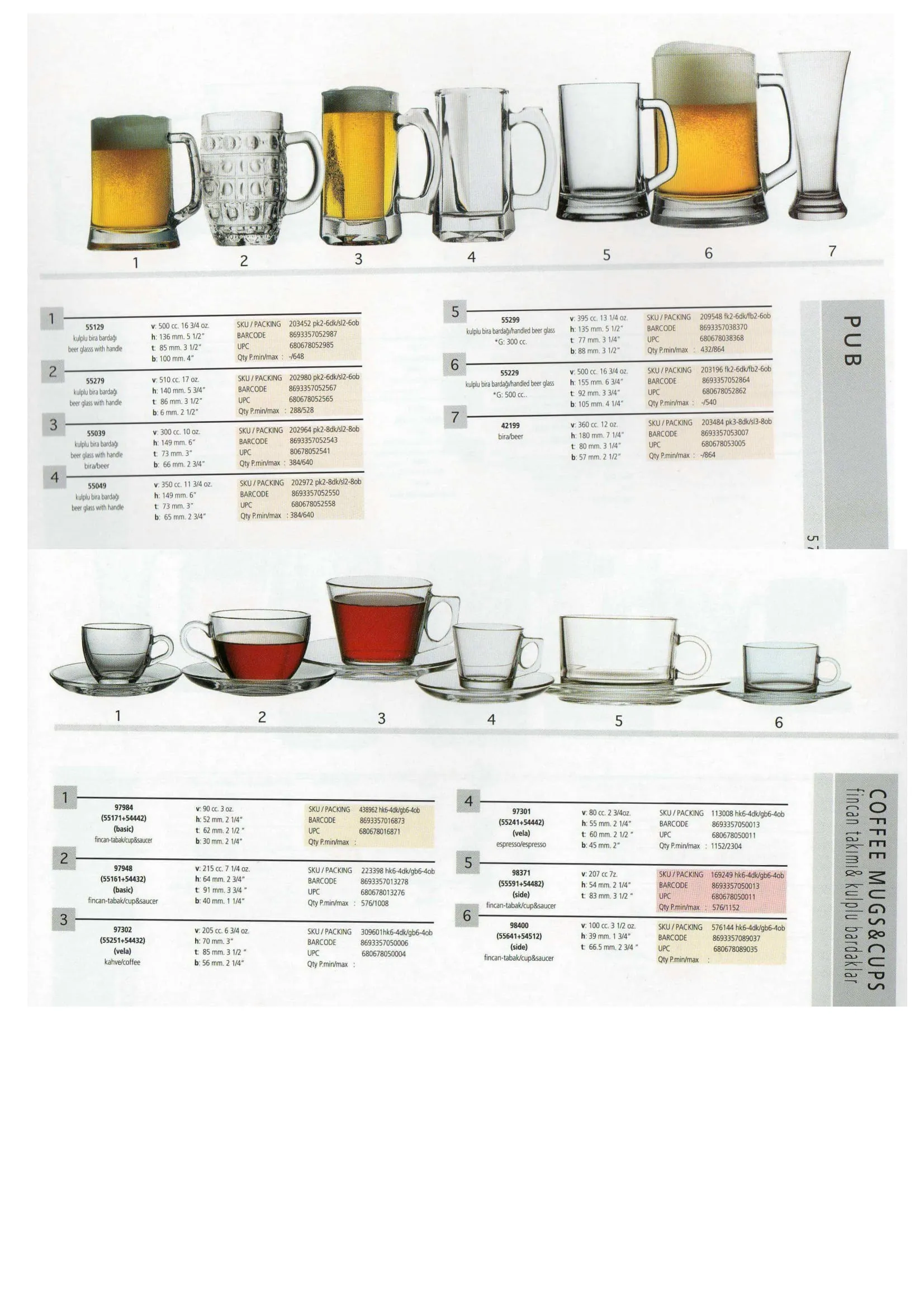 Pasabahce Export Glass Tableware & Glassware Collection Model 88 — Kitchenware, Glassware & Household Plastics | AFRIMEKS Foreign Trade