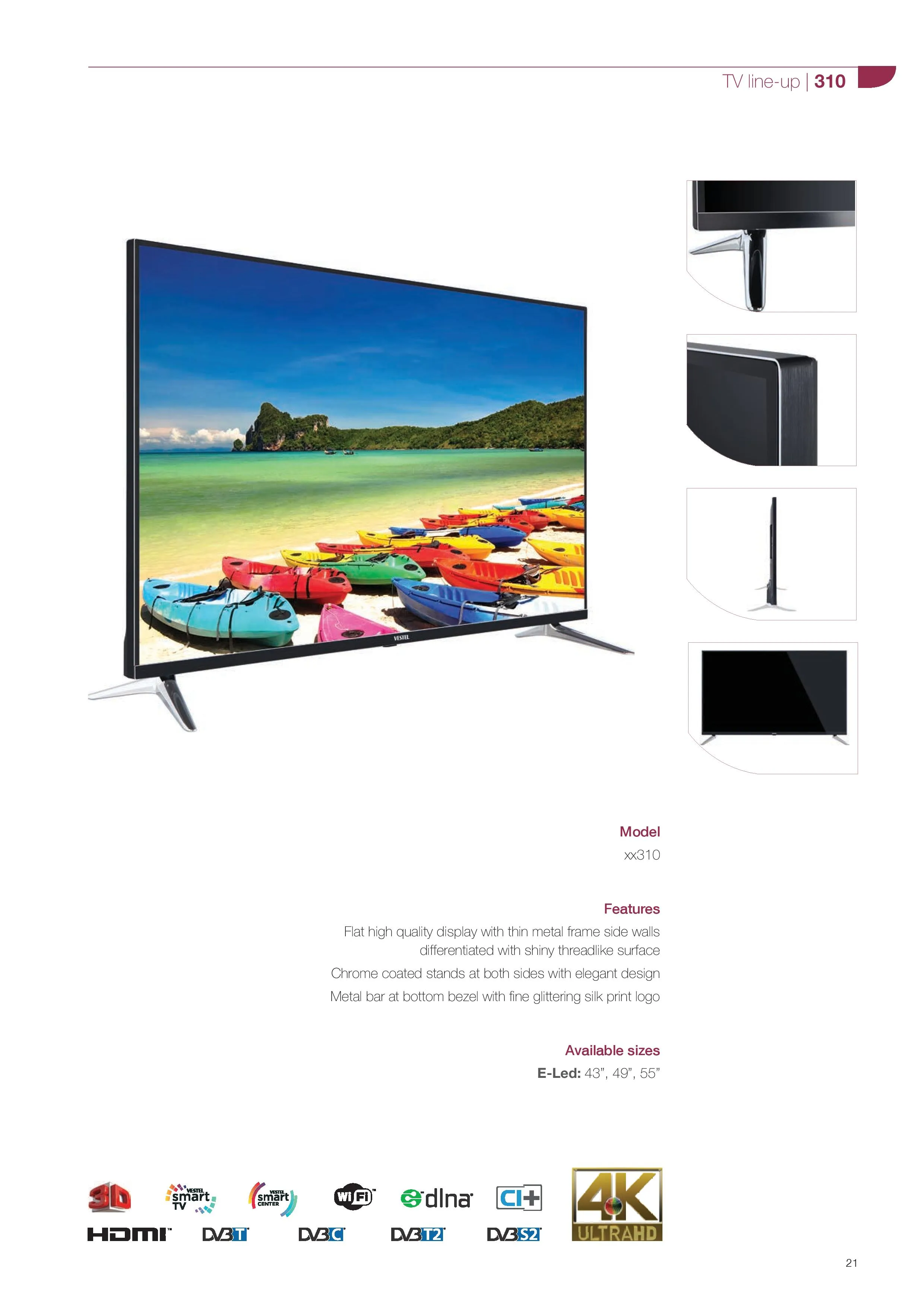 Ultra HD 4K Smart LED TV — Android TV Export Model 246 — Major Appliances, Refrigeration & Consumer Electronics | AFRIMEKS Foreign Trade
