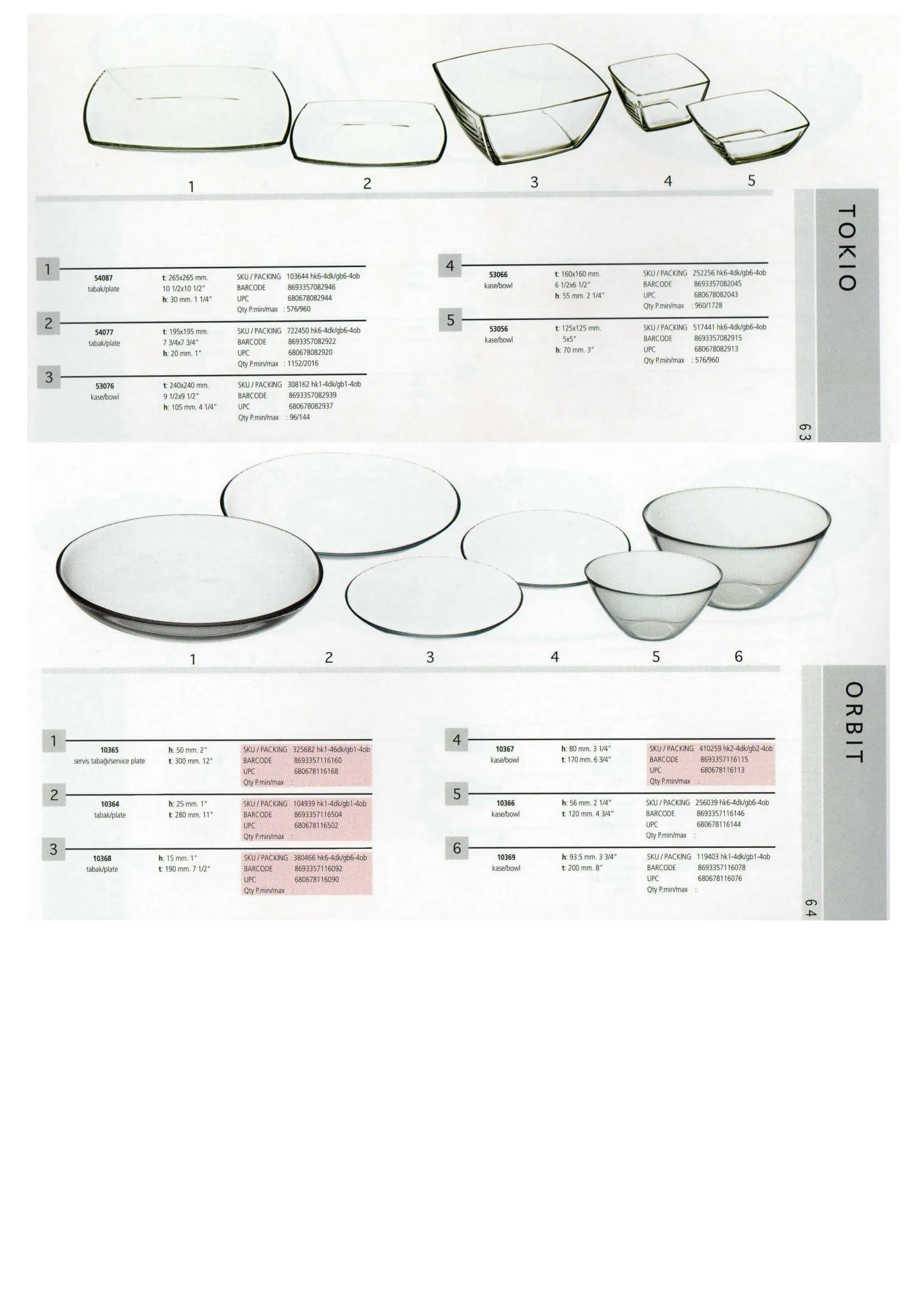 Pasabahce Export Glass Tableware & Glassware Collection Model 76 — Kitchenware, Glassware & Household Plastics | AFRIMEKS Foreign Trade