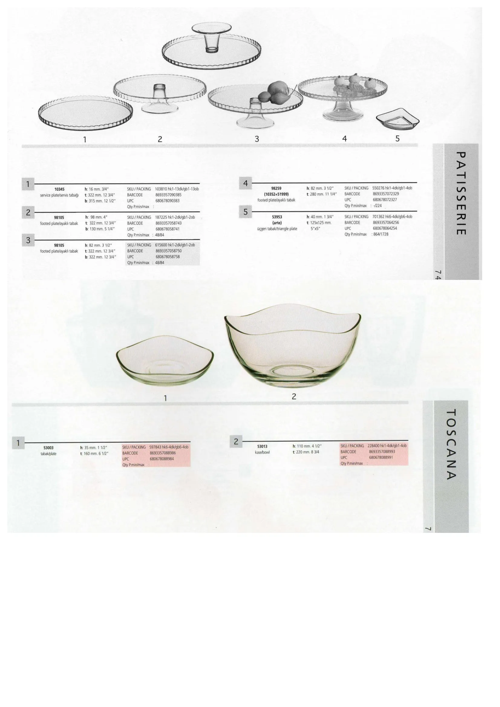 Pasabahce Export Glass Tableware & Glassware Collection Model 48 — Kitchenware, Glassware & Household Plastics | AFRIMEKS Foreign Trade