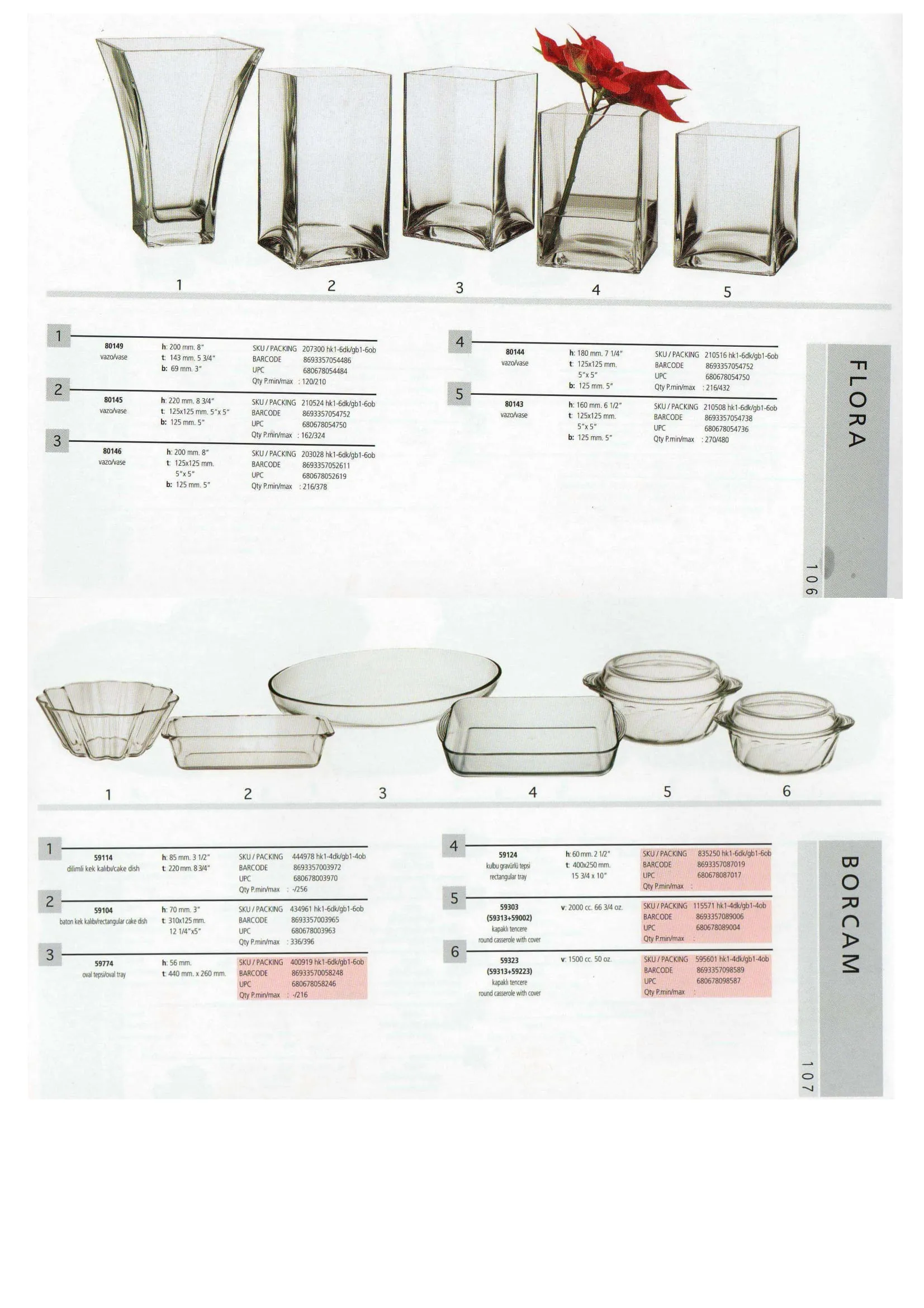 Pasabahce Export Glass Tableware & Glassware Collection Model 65 — Kitchenware, Glassware & Household Plastics | AFRIMEKS Foreign Trade