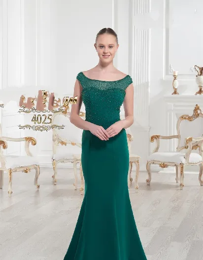 Luxury Evening & Gala Gown Collection Model 2 — Women's Fashion, Evening Gowns, Modest Wear & Hajj Clothing | AFRIMEKS Foreign Trade