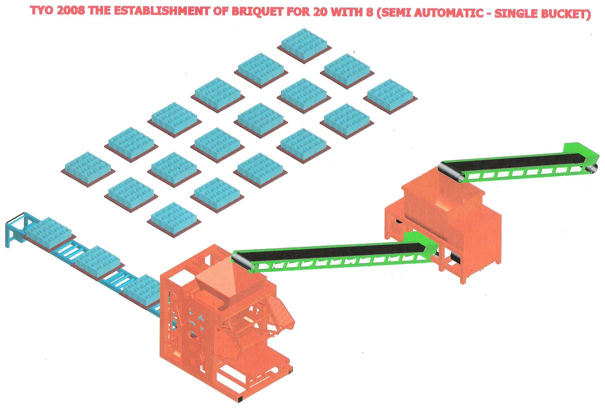 Turnkey Automatic Concrete Batching & Block Factory Line — Industrial Manufacturing & Factory Production Machinery | AFRIMEKS Foreign Trade