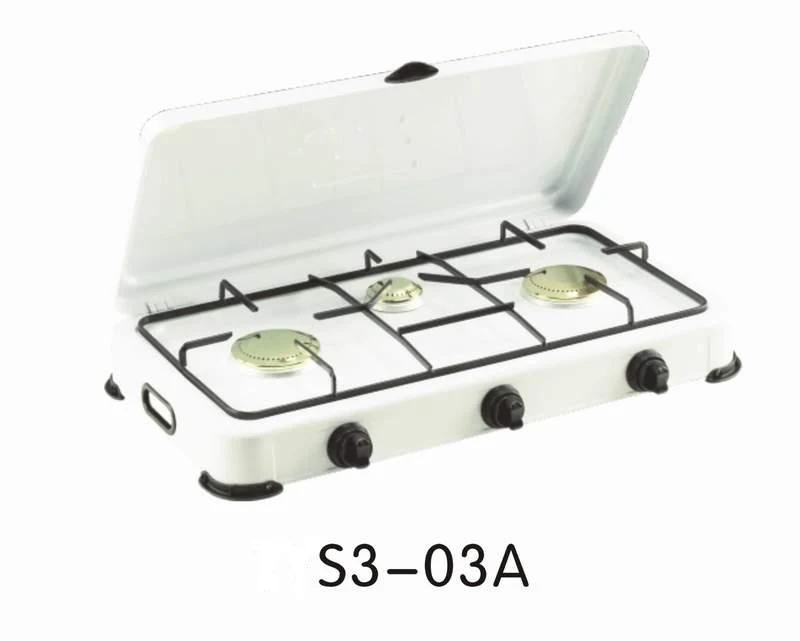 Afrimeks TYS3 3-Burner Tabletop Gas Cooker with Lid Series — Major Appliances, Refrigeration & Consumer Electronics | AFRIMEKS Foreign Trade