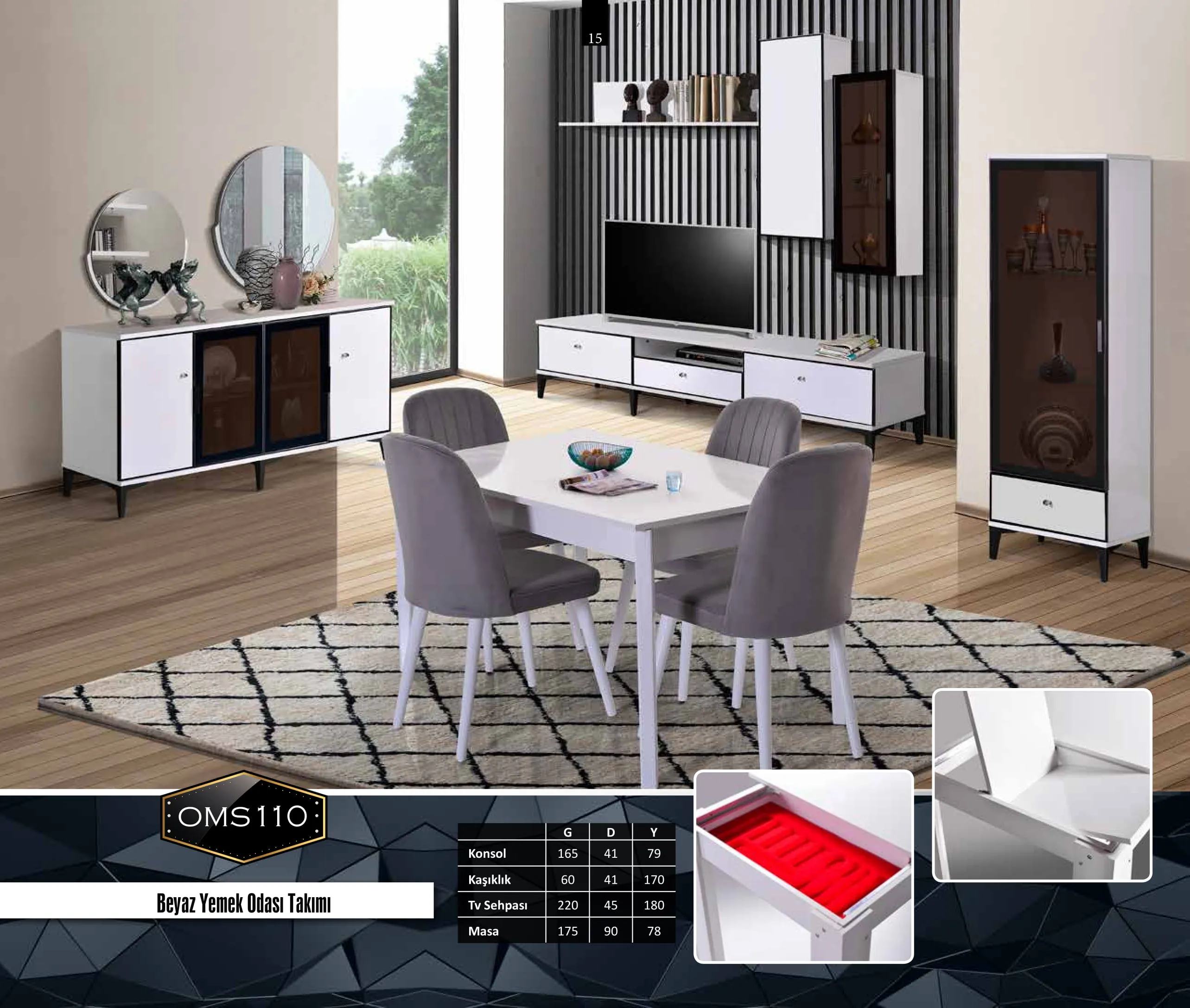 Inegol Wooden Furniture Collection Model 015 (FOB/CIF) — Furniture, Bedroom Suites, Sofa Sets & Carpets | AFRIMEKS Foreign Trade