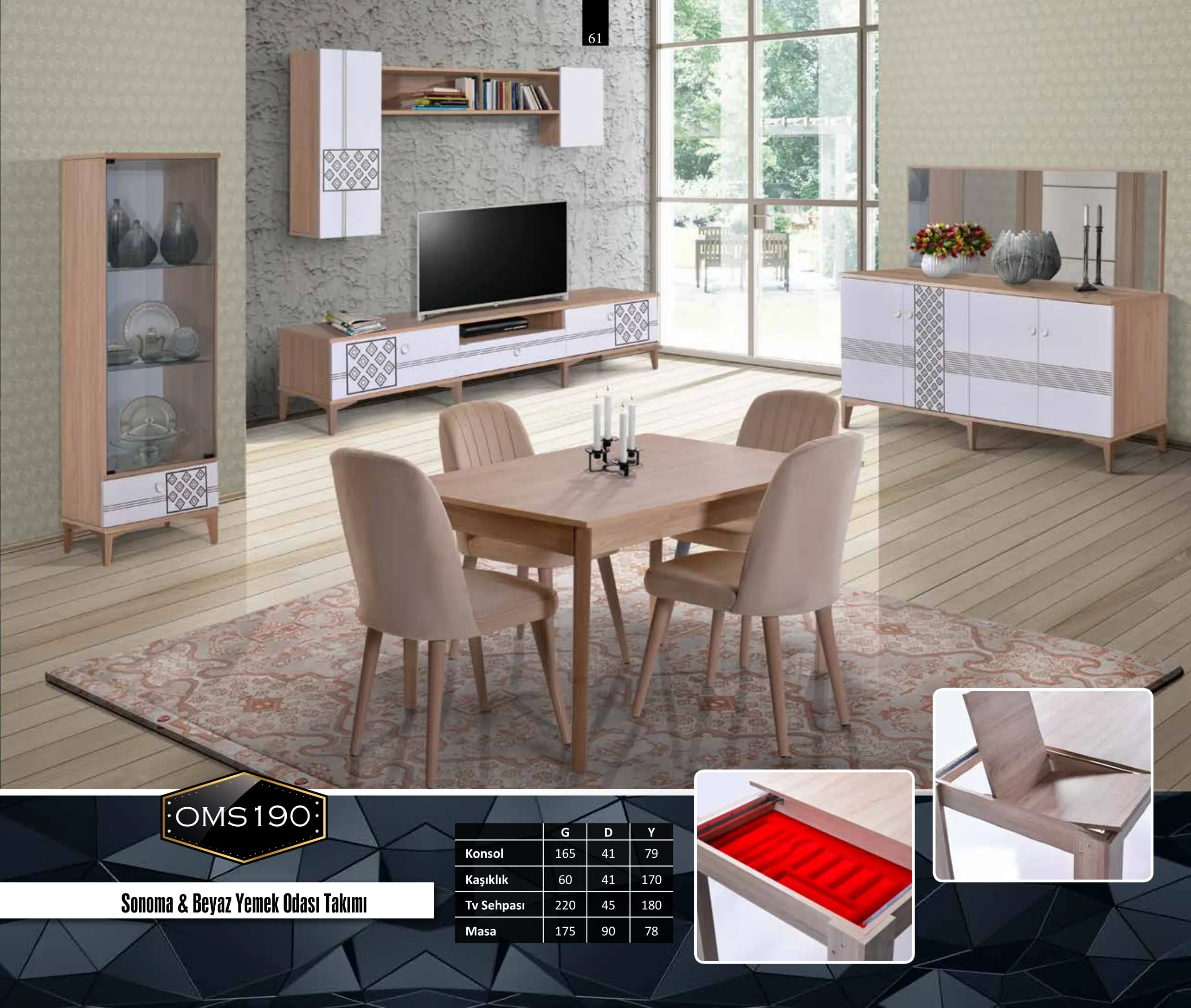 Inegol Wooden Furniture Collection Model 061 (FOB/CIF) — Furniture, Bedroom Suites, Sofa Sets & Carpets | AFRIMEKS Foreign Trade
