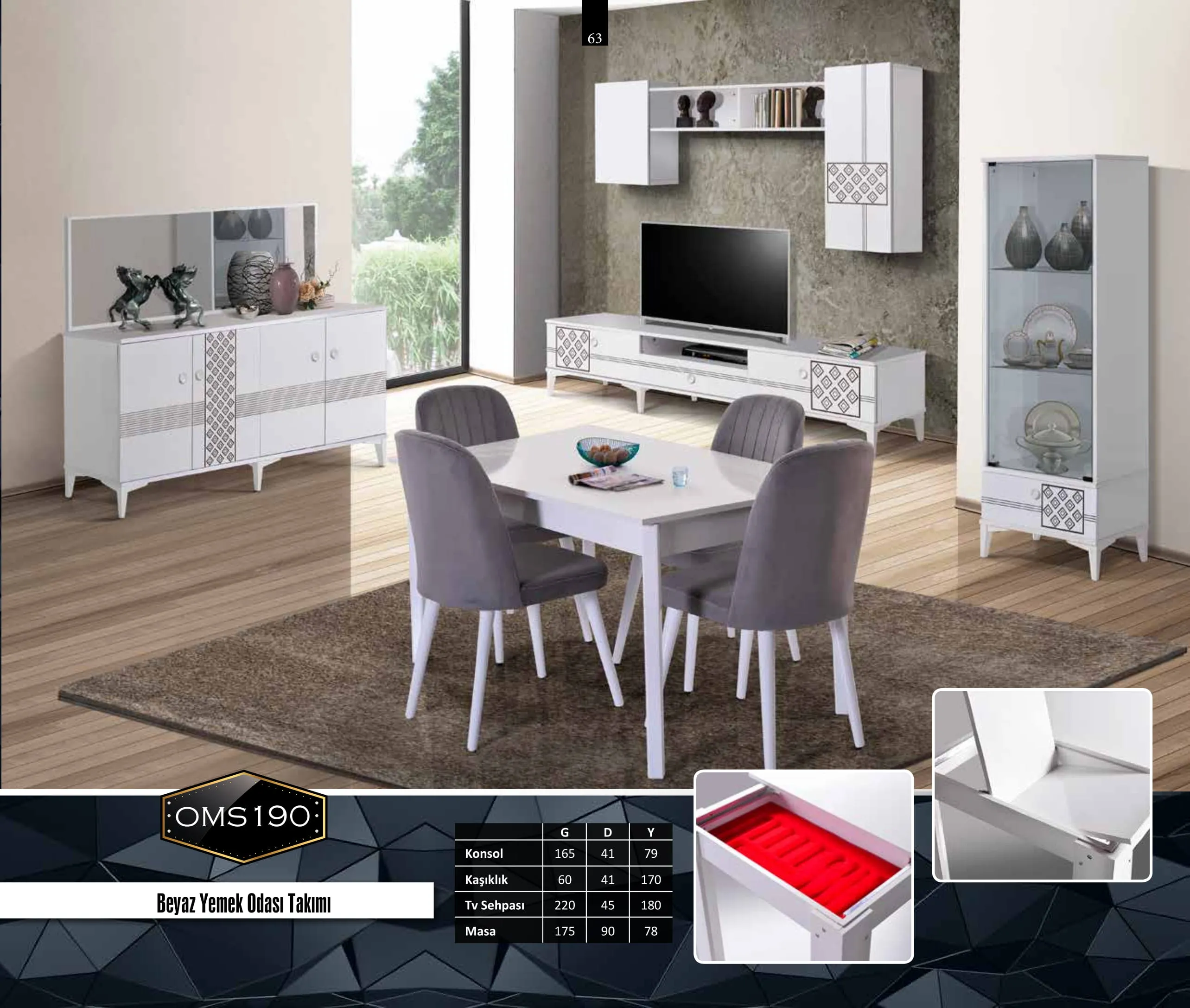 Inegol Wooden Furniture Collection Model 063 (FOB/CIF) — Furniture, Bedroom Suites, Sofa Sets & Carpets | AFRIMEKS Foreign Trade