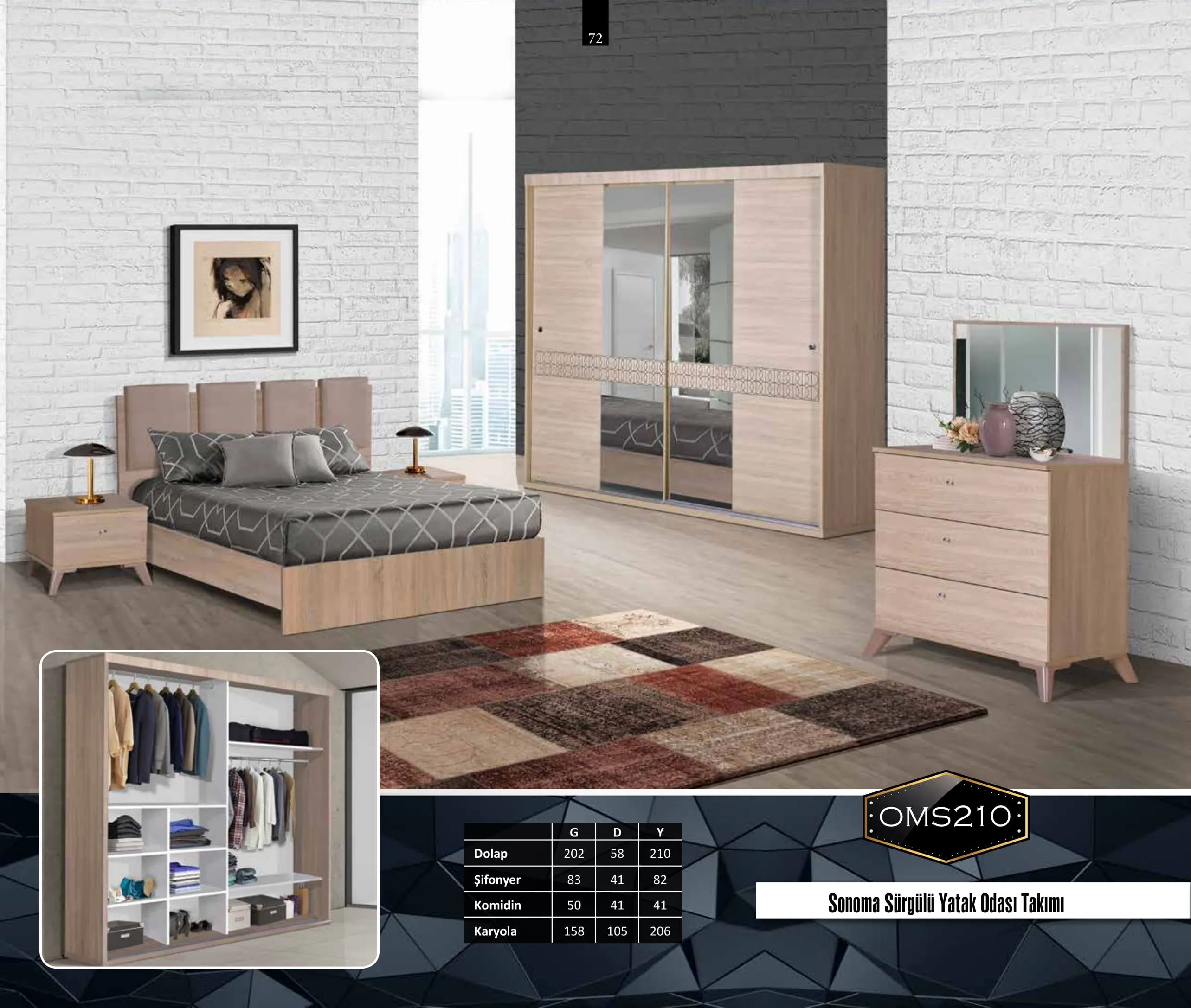 Inegol Wooden Furniture Collection Model 072 (FOB/CIF) — Furniture, Bedroom Suites, Sofa Sets & Carpets | AFRIMEKS Foreign Trade