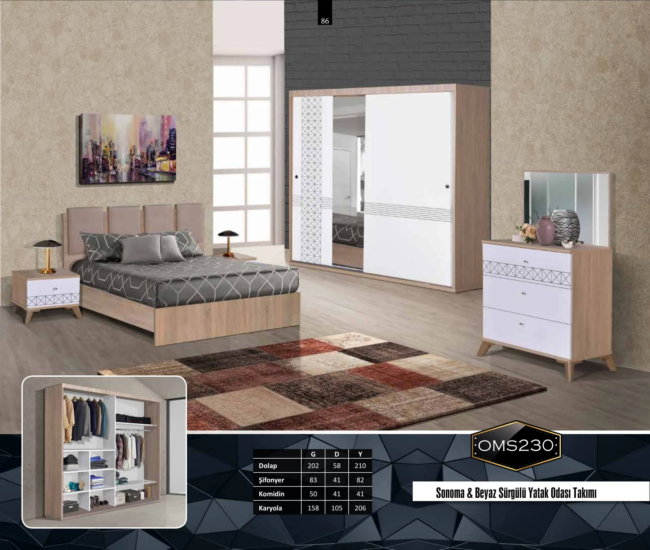 Inegol Wooden Furniture Collection Model 086 (FOB/CIF) — Furniture, Bedroom Suites, Sofa Sets & Carpets | AFRIMEKS Foreign Trade