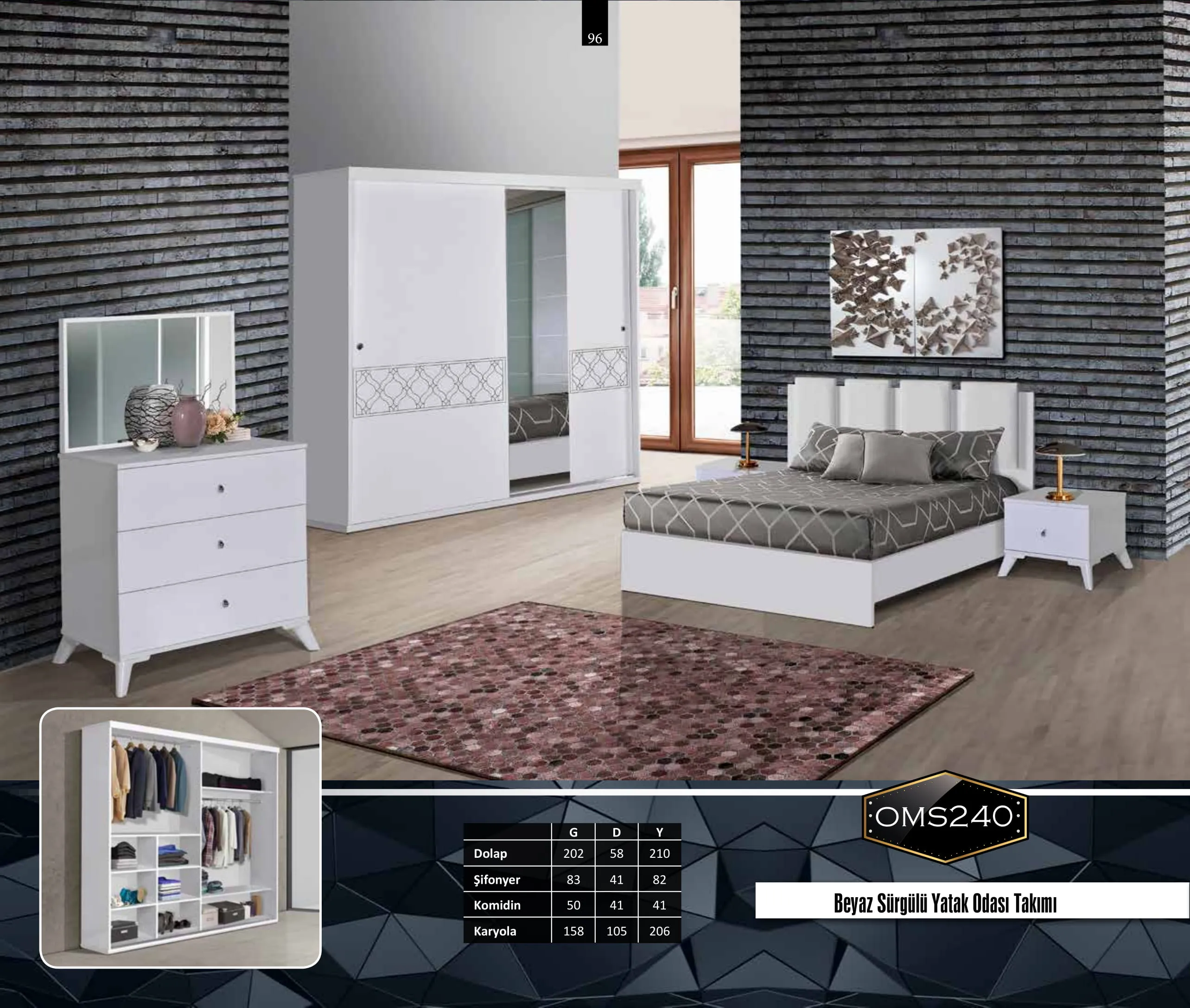 Inegol Wooden Furniture Collection Model 096 (FOB/CIF) — Furniture, Bedroom Suites, Sofa Sets & Carpets | AFRIMEKS Foreign Trade