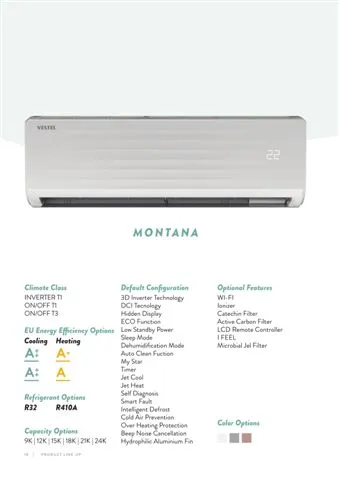 Inverter Split Wall-Mounted Air Conditioner (Cooling/Heating) Model 22 — Major Appliances, Refrigeration & Consumer Electronics | AFRIMEKS Foreign Trade