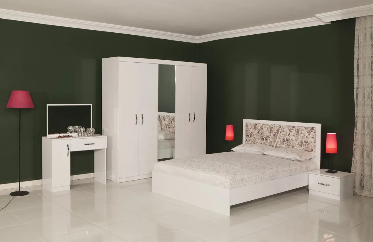 Akca Luxury Wooden Bedroom Set & Wardrobe — Furniture, Bedroom Suites, Sofa Sets & Carpets | AFRIMEKS Foreign Trade
