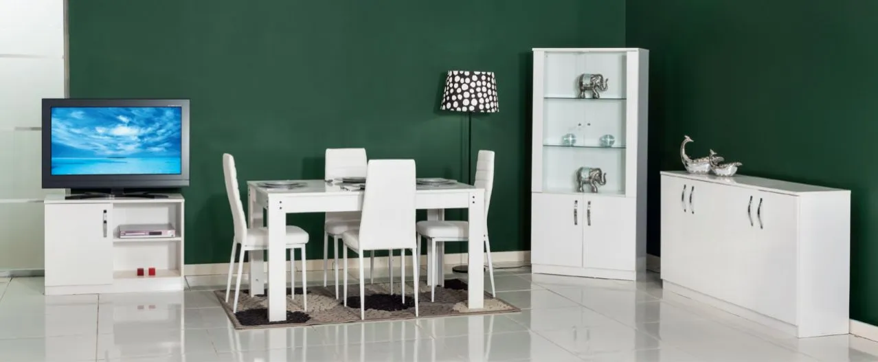 Akca Solid Wood Dining Room & Extendable Table Set — Furniture, Bedroom Suites, Sofa Sets & Carpets | AFRIMEKS Foreign Trade