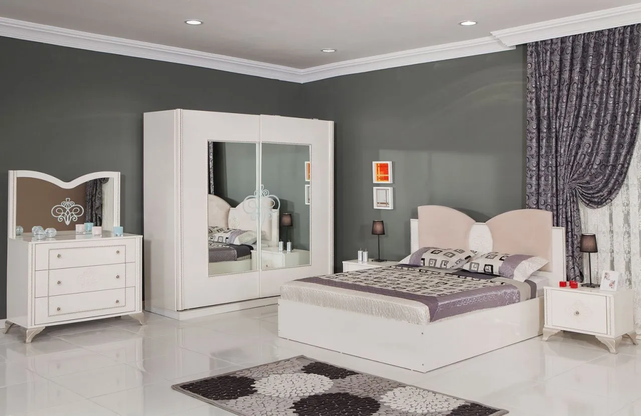 Alyans Luxury Wooden Bedroom Set & Wardrobe — Furniture, Bedroom Suites, Sofa Sets & Carpets | AFRIMEKS Foreign Trade