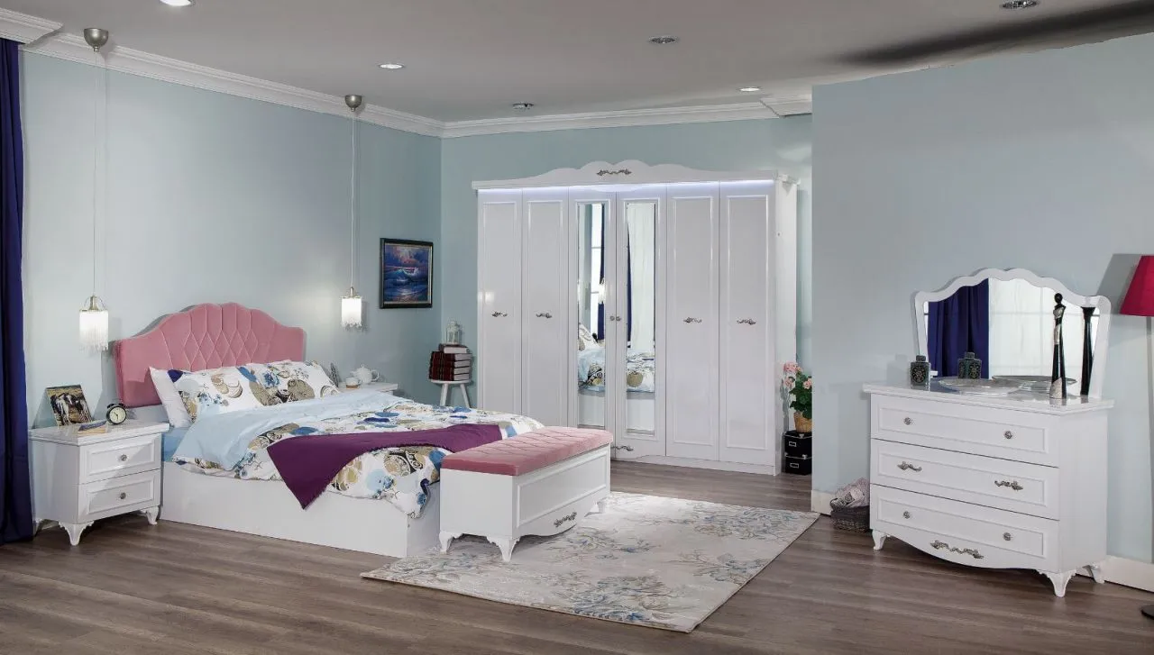 Asil Luxury Wooden Bedroom Set & Wardrobe — Furniture, Bedroom Suites, Sofa Sets & Carpets | AFRIMEKS Foreign Trade