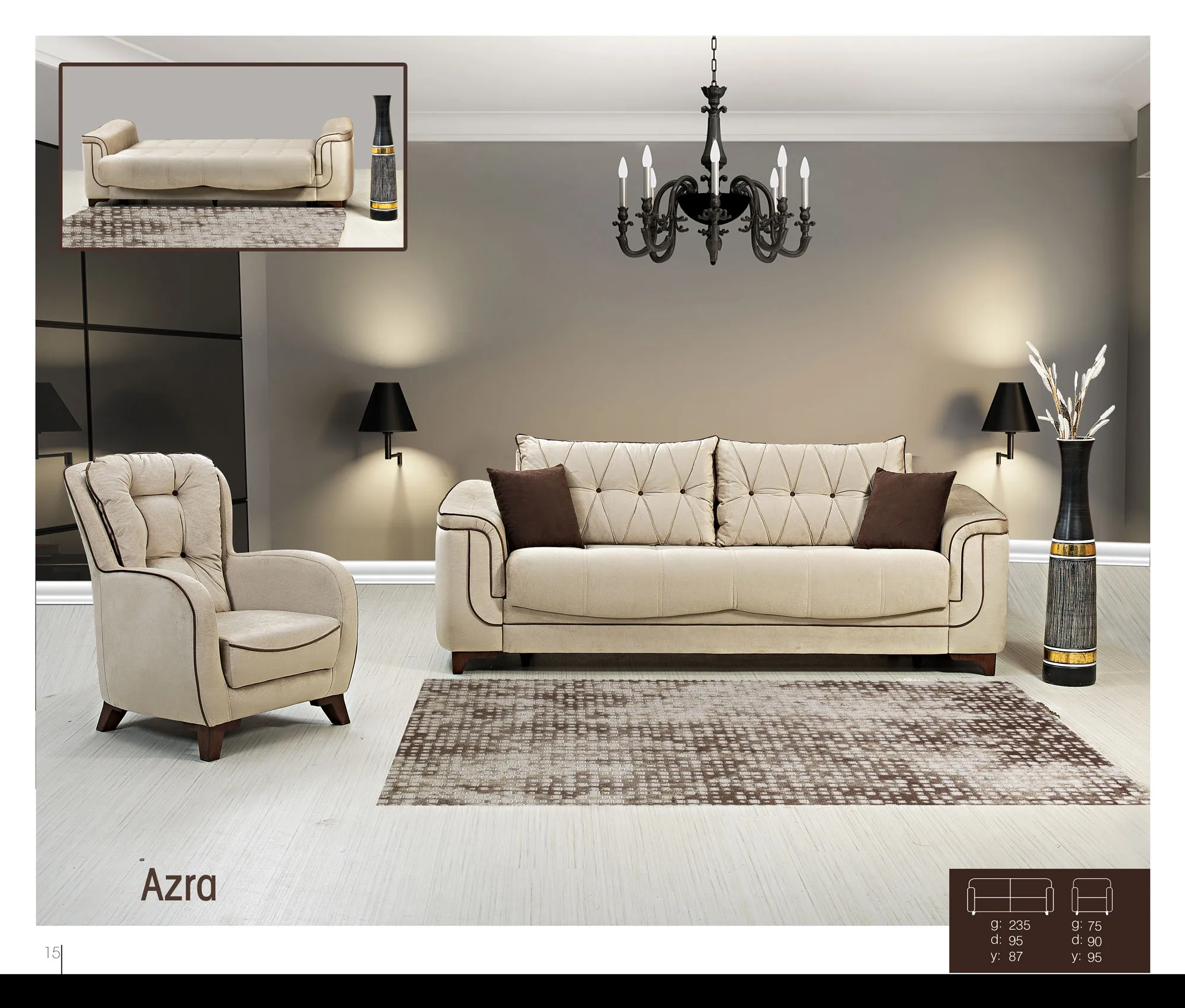 Inegol & Kayseri Luxury Furniture Collection Model 94 — Furniture, Bedroom Suites, Sofa Sets & Carpets | AFRIMEKS Foreign Trade