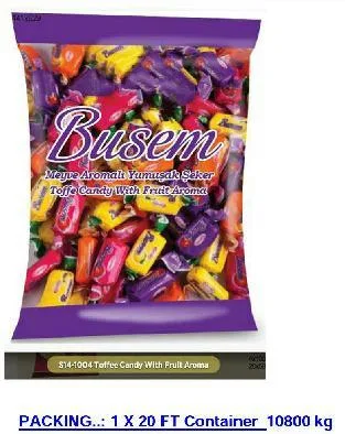 Fruit Bonbon & Soft Toffee Candies (1 kg / 24 Box Carton) Model 1 — Food, Pulses & Fast-Moving Consumer Goods | AFRIMEKS Foreign Trade