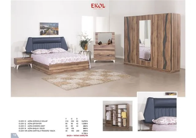 Ekol Ergonomic Storage Bed, Headboard & Armchair Series No: 010 — Furniture, Bedroom Suites, Sofa Sets & Carpets | AFRIMEKS Foreign Trade