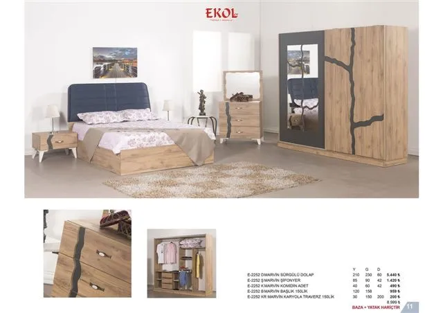 Ekol Ergonomic Storage Bed, Headboard & Armchair Series No: 011 — Furniture, Bedroom Suites, Sofa Sets & Carpets | AFRIMEKS Foreign Trade