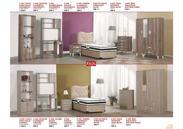 Ekol Ergonomic Storage Bed, Headboard & Armchair Series No: 061 — Furniture, Bedroom Suites, Sofa Sets & Carpets | AFRIMEKS Foreign Trade