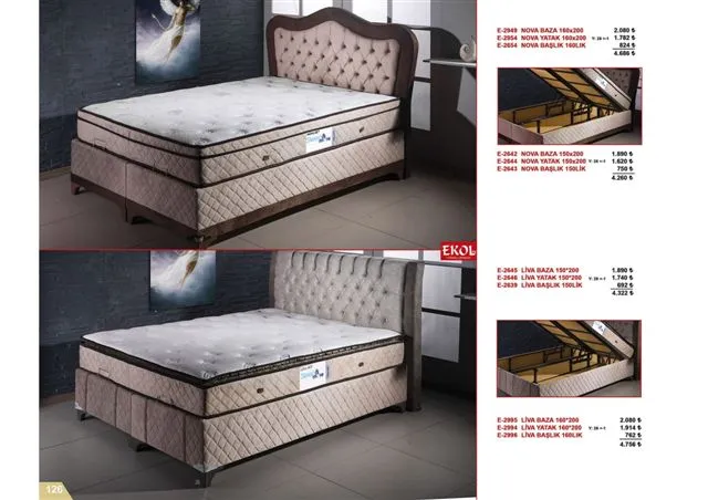 Ekol Ergonomic Storage Bed, Headboard & Armchair Series No: 126 — Furniture, Bedroom Suites, Sofa Sets & Carpets | AFRIMEKS Foreign Trade