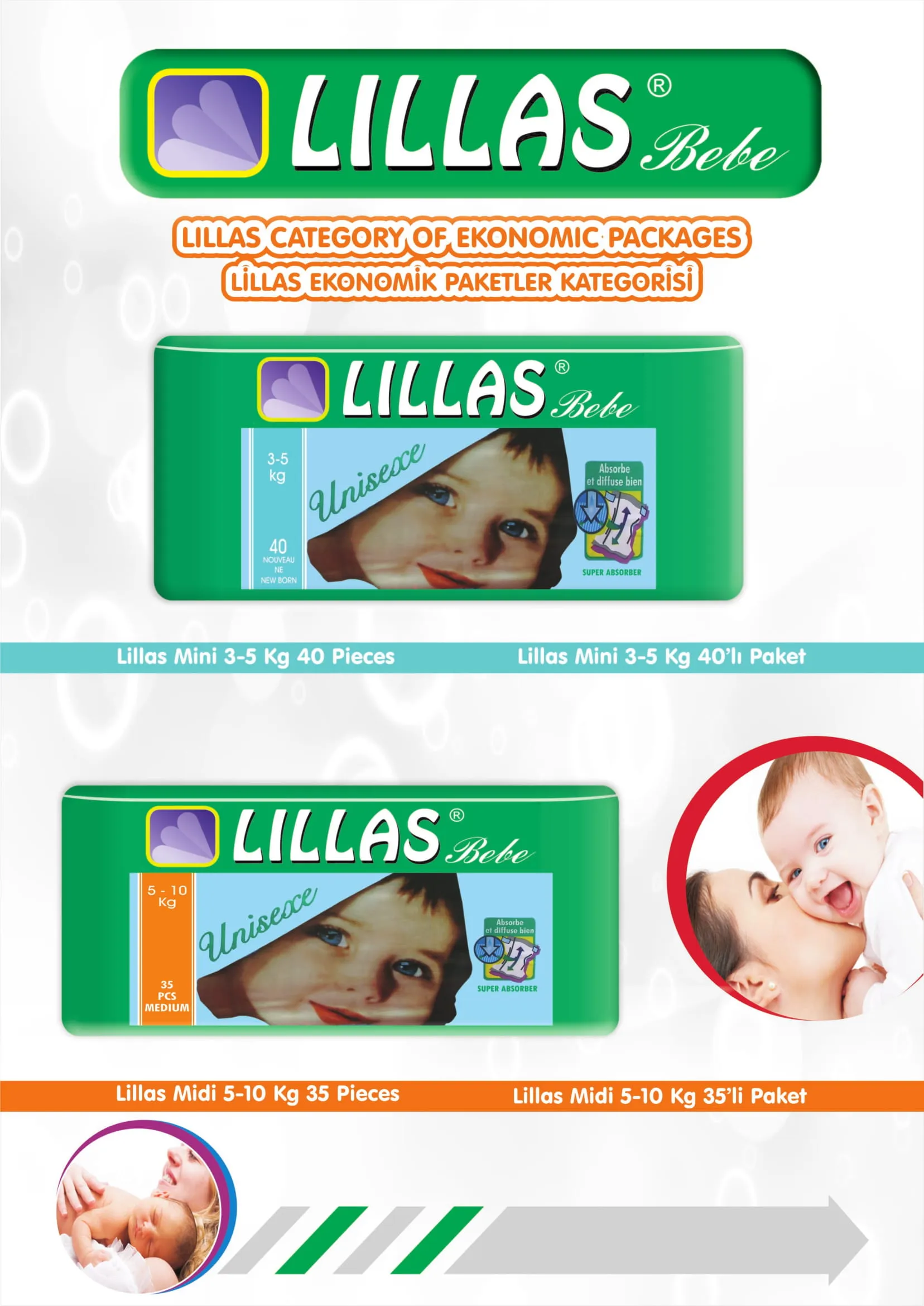 Ultra Absorbent Breathable Baby Diapers Export Pack Model 19 — Cleaning Products, Baby Diapers & Personal Care | AFRIMEKS Foreign Trade
