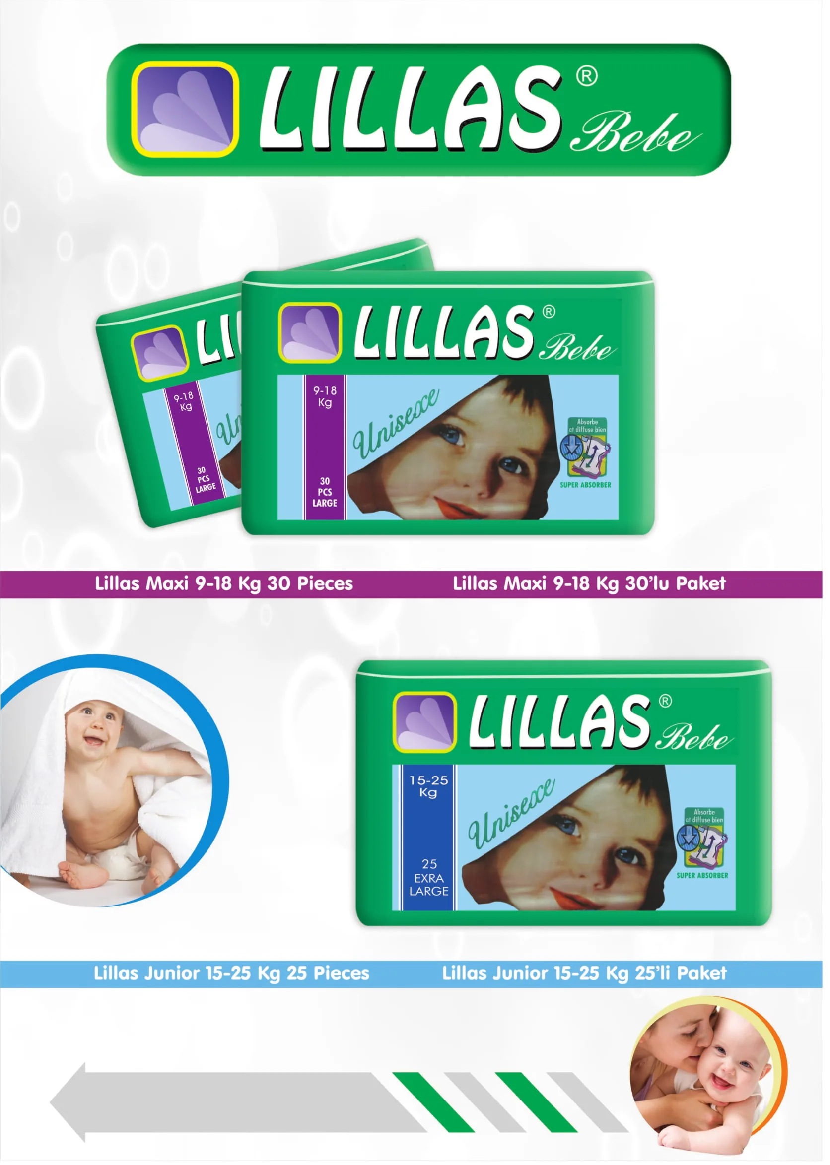 Ultra Absorbent Breathable Baby Diapers Export Pack Model 1 — Cleaning Products, Baby Diapers & Personal Care | AFRIMEKS Foreign Trade