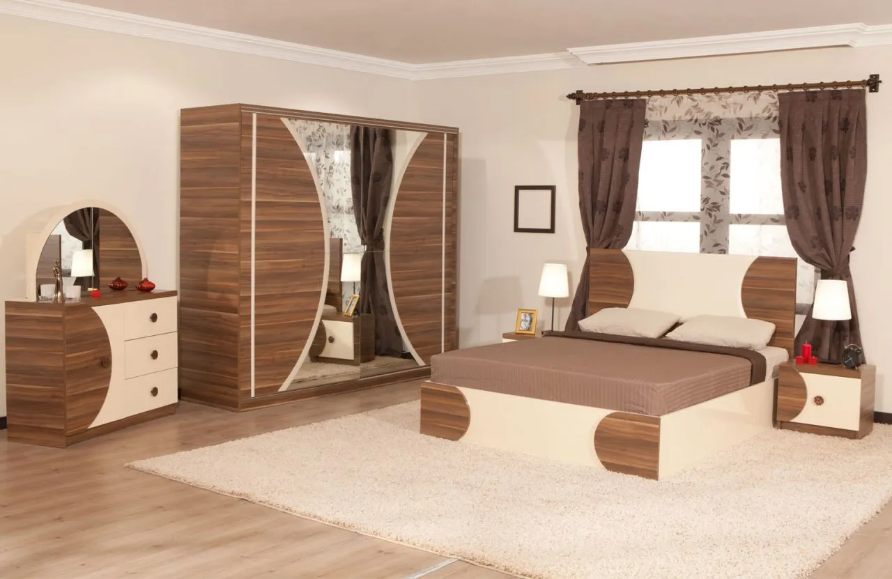 Elips Luxury Wooden Bedroom Set & Wardrobe — Furniture, Bedroom Suites, Sofa Sets & Carpets | AFRIMEKS Foreign Trade