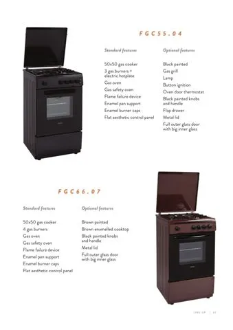 4-Burner Gas Freestanding Cooker & Grill (LPG/Natural Gas) Model 184 — Major Appliances, Refrigeration & Consumer Electronics | AFRIMEKS Foreign Trade