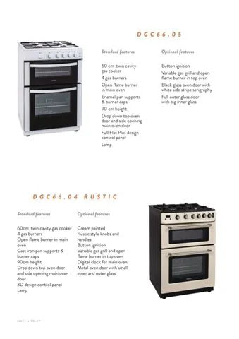 4-Burner Gas Freestanding Cooker & Grill (LPG/Natural Gas) Model 70 — Major Appliances, Refrigeration & Consumer Electronics | AFRIMEKS Foreign Trade
