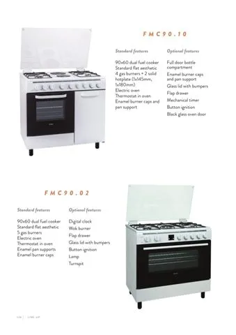 4-Burner Gas Freestanding Cooker & Grill (LPG/Natural Gas) Model 131 — Major Appliances, Refrigeration & Consumer Electronics | AFRIMEKS Foreign Trade