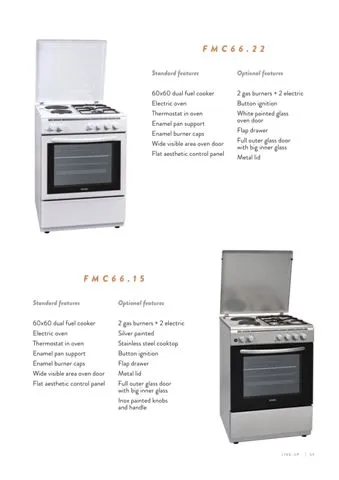 4-Burner Gas Freestanding Cooker & Grill (LPG/Natural Gas) Model 10 — Major Appliances, Refrigeration & Consumer Electronics | AFRIMEKS Foreign Trade
