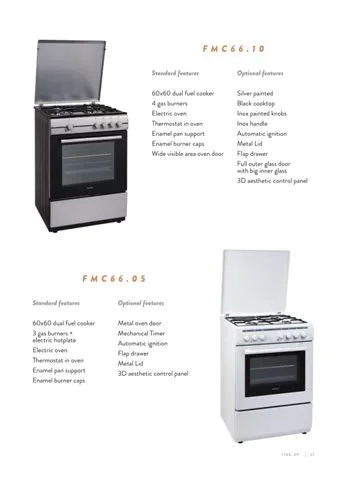 4-Burner Gas Freestanding Cooker & Grill (LPG/Natural Gas) Model 169 — Major Appliances, Refrigeration & Consumer Electronics | AFRIMEKS Foreign Trade