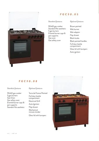 4-Burner Gas Freestanding Cooker & Grill (LPG/Natural Gas) Model 97 — Major Appliances, Refrigeration & Consumer Electronics | AFRIMEKS Foreign Trade
