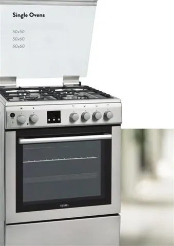 4-Burner Gas Freestanding Cooker & Grill (LPG/Natural Gas) Model 163 — Major Appliances, Refrigeration & Consumer Electronics | AFRIMEKS Foreign Trade