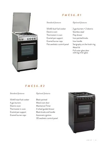 4-Burner Gas Freestanding Cooker & Grill (LPG/Natural Gas) Model 83 — Major Appliances, Refrigeration & Consumer Electronics | AFRIMEKS Foreign Trade
