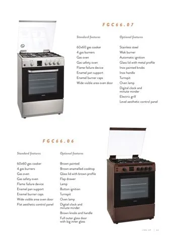 4-Burner Gas Freestanding Cooker & Grill (LPG/Natural Gas) Model 94 — Major Appliances, Refrigeration & Consumer Electronics | AFRIMEKS Foreign Trade