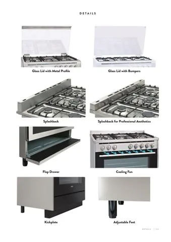 4-Burner Gas Freestanding Cooker & Grill (LPG/Natural Gas) Model 82 — Major Appliances, Refrigeration & Consumer Electronics | AFRIMEKS Foreign Trade