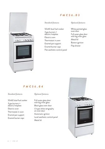 4-Burner Gas Freestanding Cooker & Grill (LPG/Natural Gas) Model 146 — Major Appliances, Refrigeration & Consumer Electronics | AFRIMEKS Foreign Trade