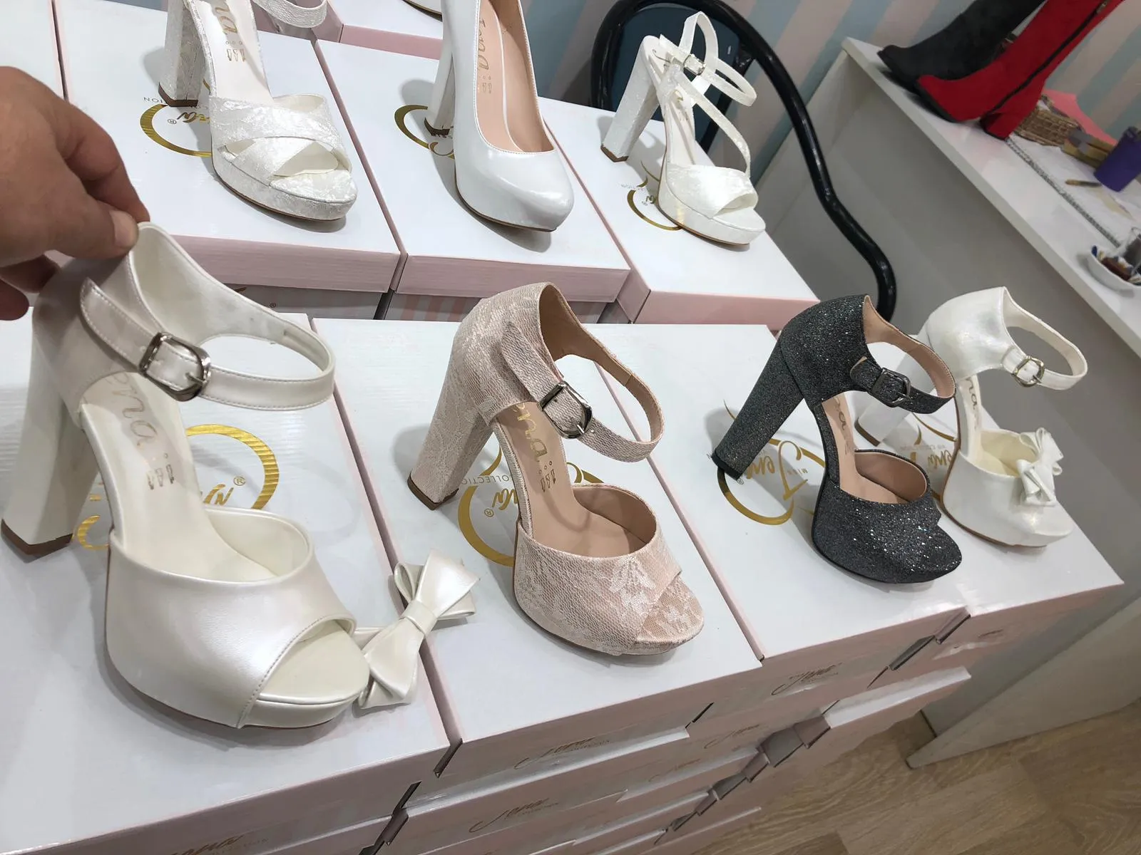 Luxury Stone Embellished Bridal & Evening Shoes Model 41 — Casual, Bridal & Formal Evening Footwear Collections | AFRIMEKS Foreign Trade