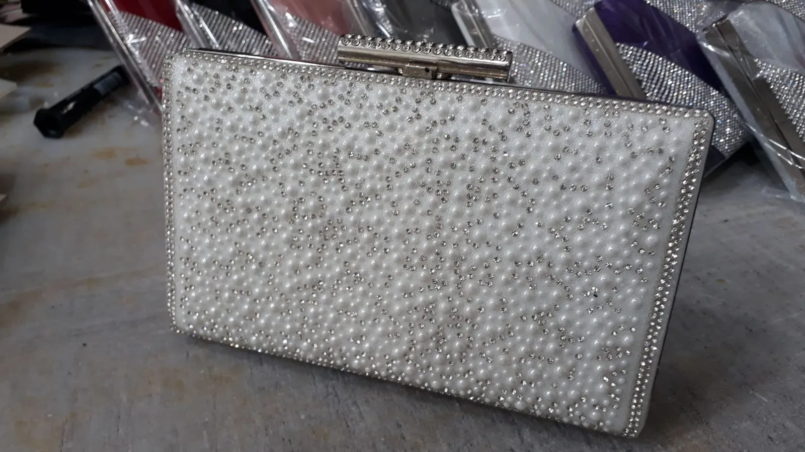 Luxury Rhinestone Evening Clutch & Gala Handbag Model 7 — Women's Handbags, Shoulder Bags & Evening Clutches | AFRIMEKS Foreign Trade