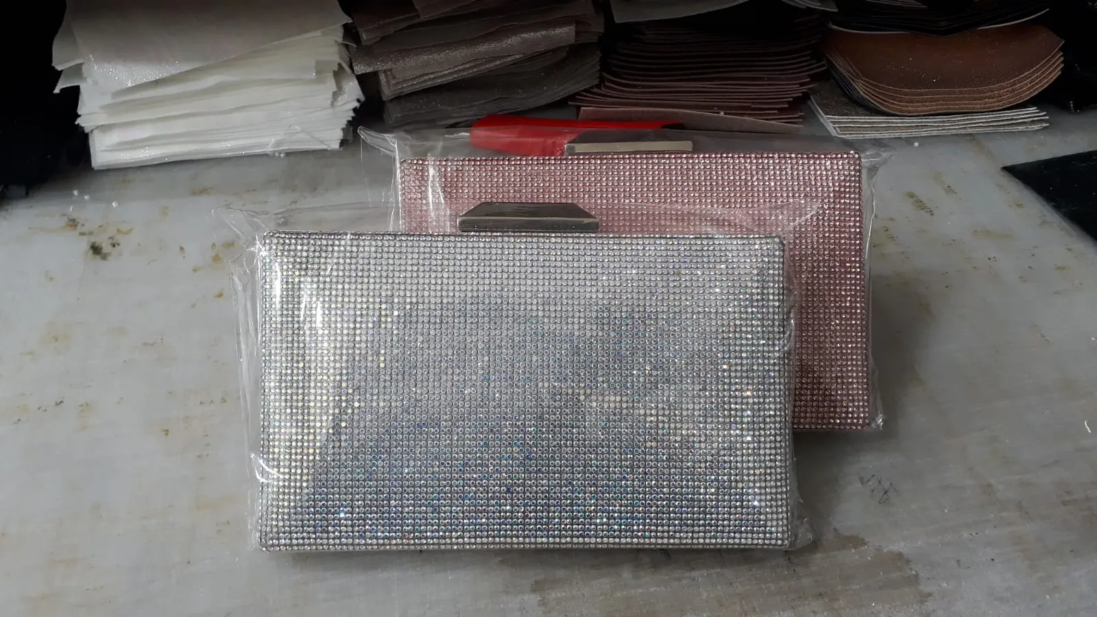 Luxury Rhinestone Evening Clutch & Gala Handbag Model 21 — Women's Handbags, Shoulder Bags & Evening Clutches | AFRIMEKS Foreign Trade