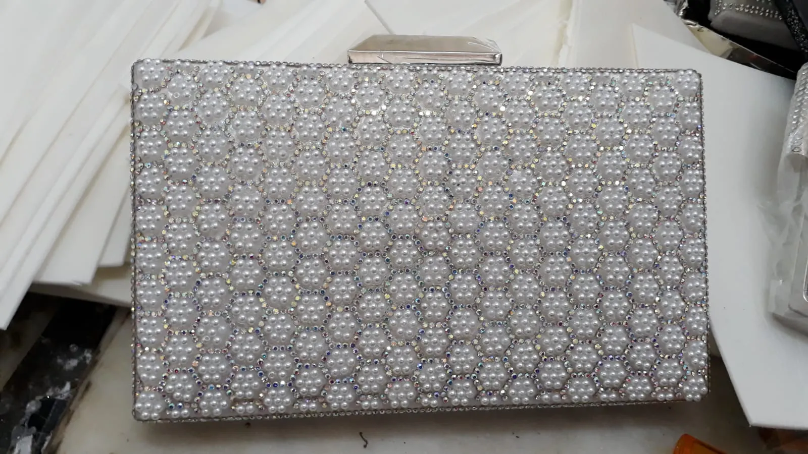 Luxury Rhinestone Evening Clutch & Gala Handbag Model 11 — Women's Handbags, Shoulder Bags & Evening Clutches | AFRIMEKS Foreign Trade
