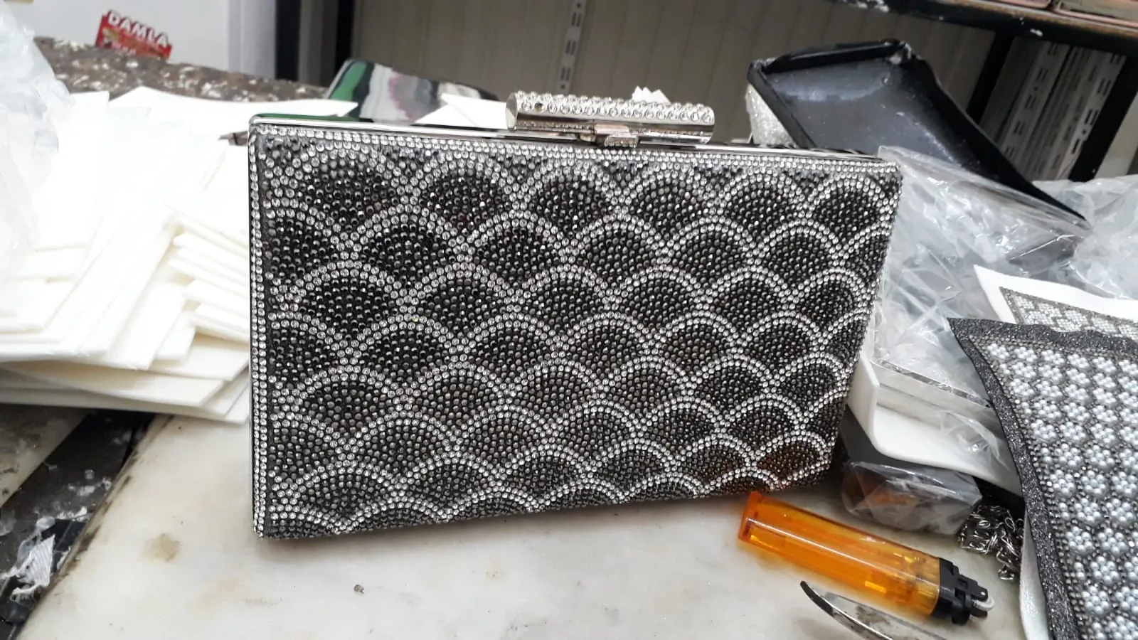 Luxury Rhinestone Evening Clutch & Gala Handbag Model 3 — Women's Handbags, Shoulder Bags & Evening Clutches | AFRIMEKS Foreign Trade