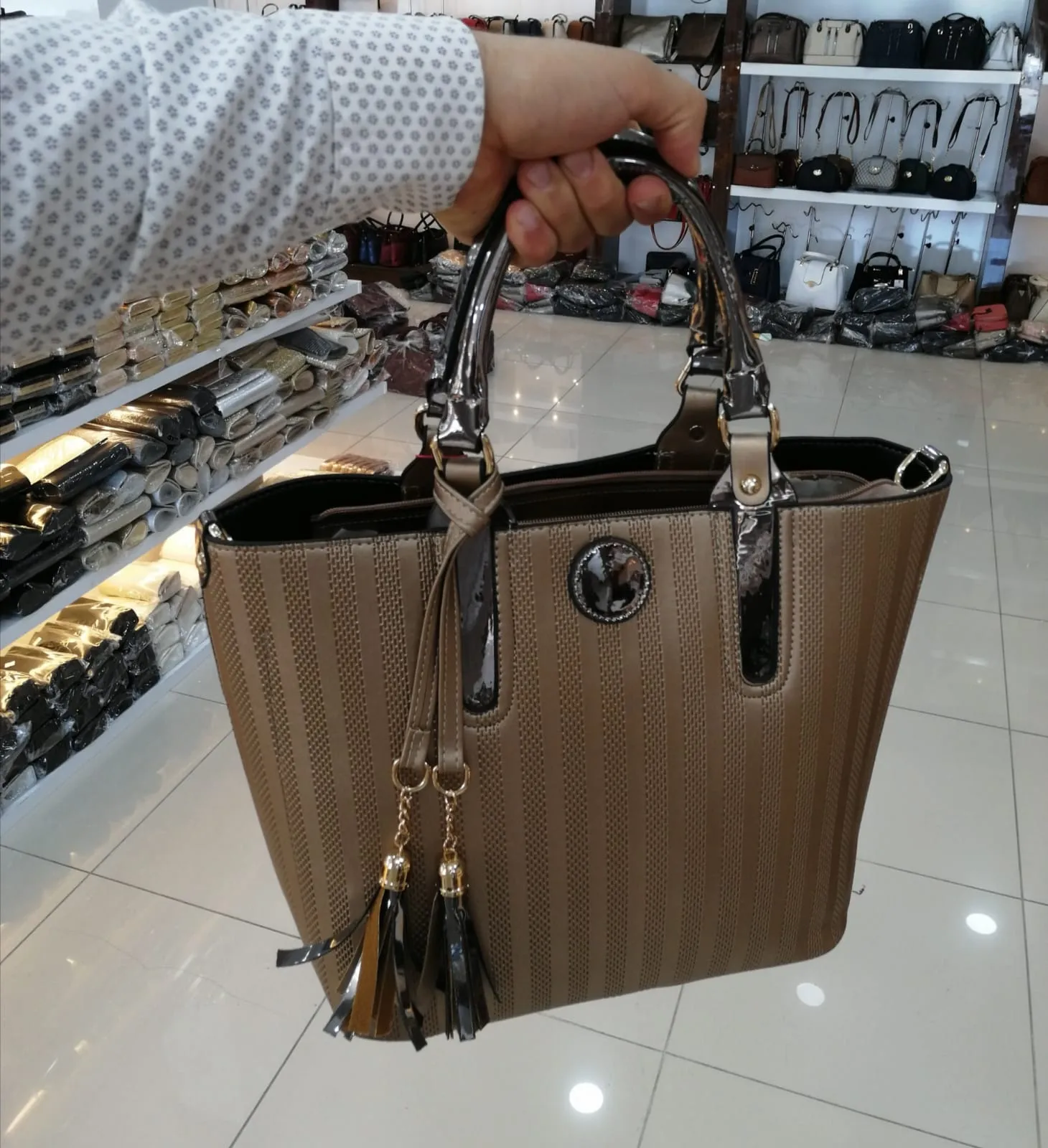 Luxury Women's Daily Shoulder & Handbag — Export Series Model 340 — Women's Handbags, Shoulder Bags & Evening Clutches | AFRIMEKS Foreign Trade