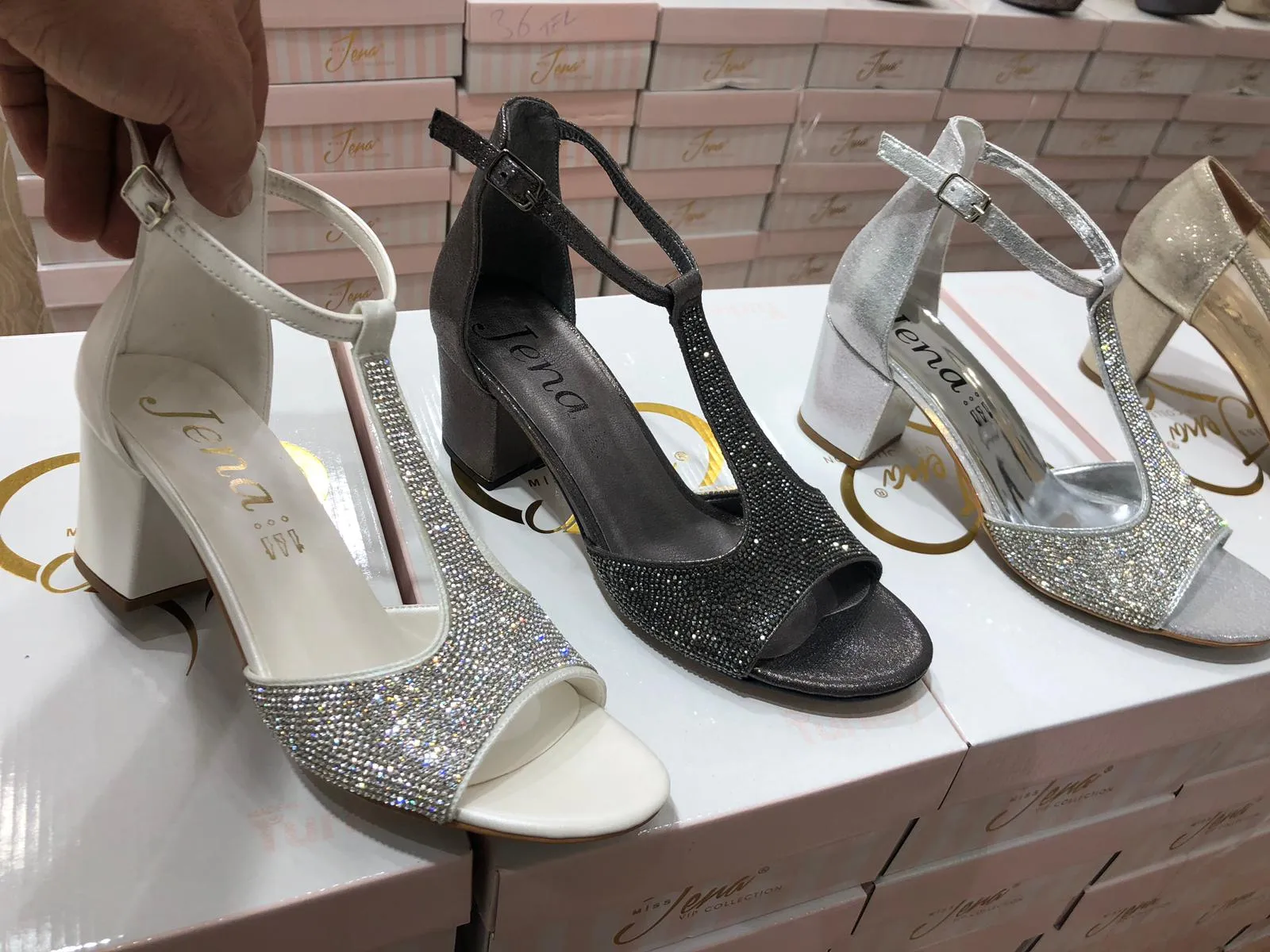 Luxury Stone Embellished Bridal & Evening Shoes Model 34 — Casual, Bridal & Formal Evening Footwear Collections | AFRIMEKS Foreign Trade