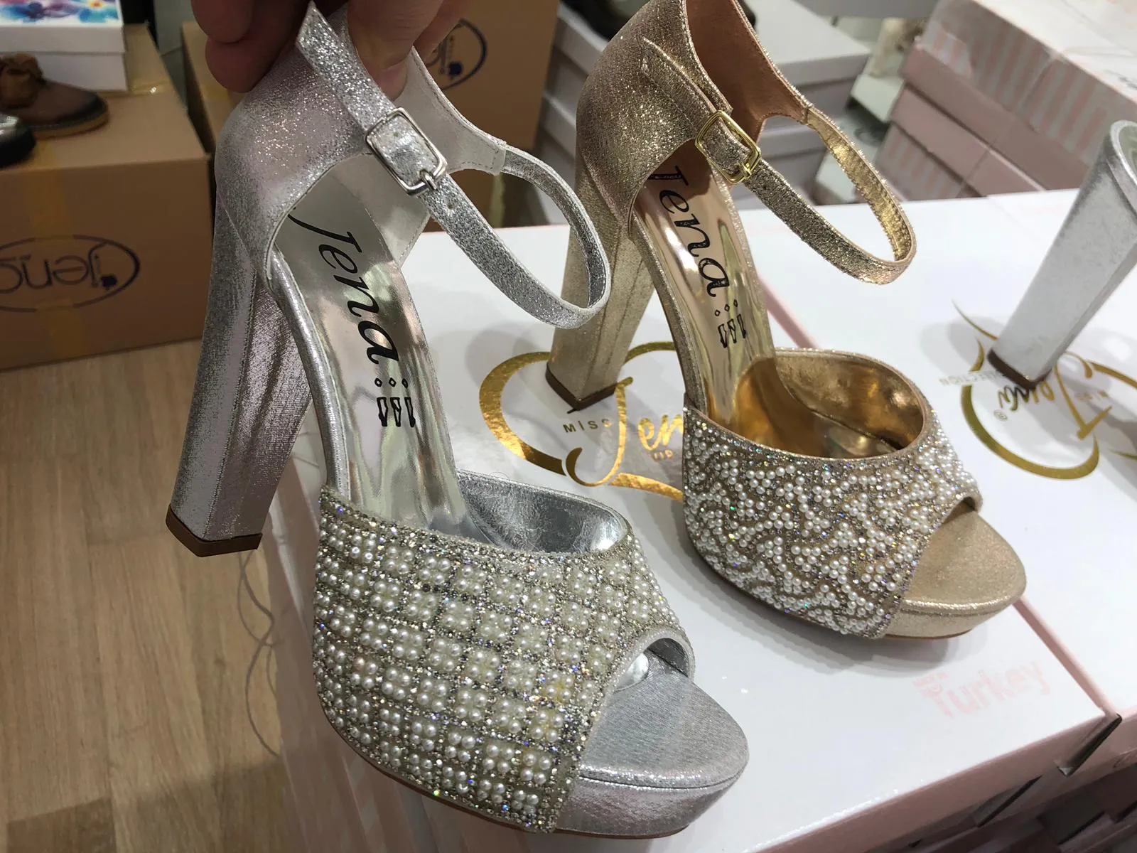 Luxury Stone Embellished Bridal & Evening Shoes Model 56 — Casual, Bridal & Formal Evening Footwear Collections | AFRIMEKS Foreign Trade