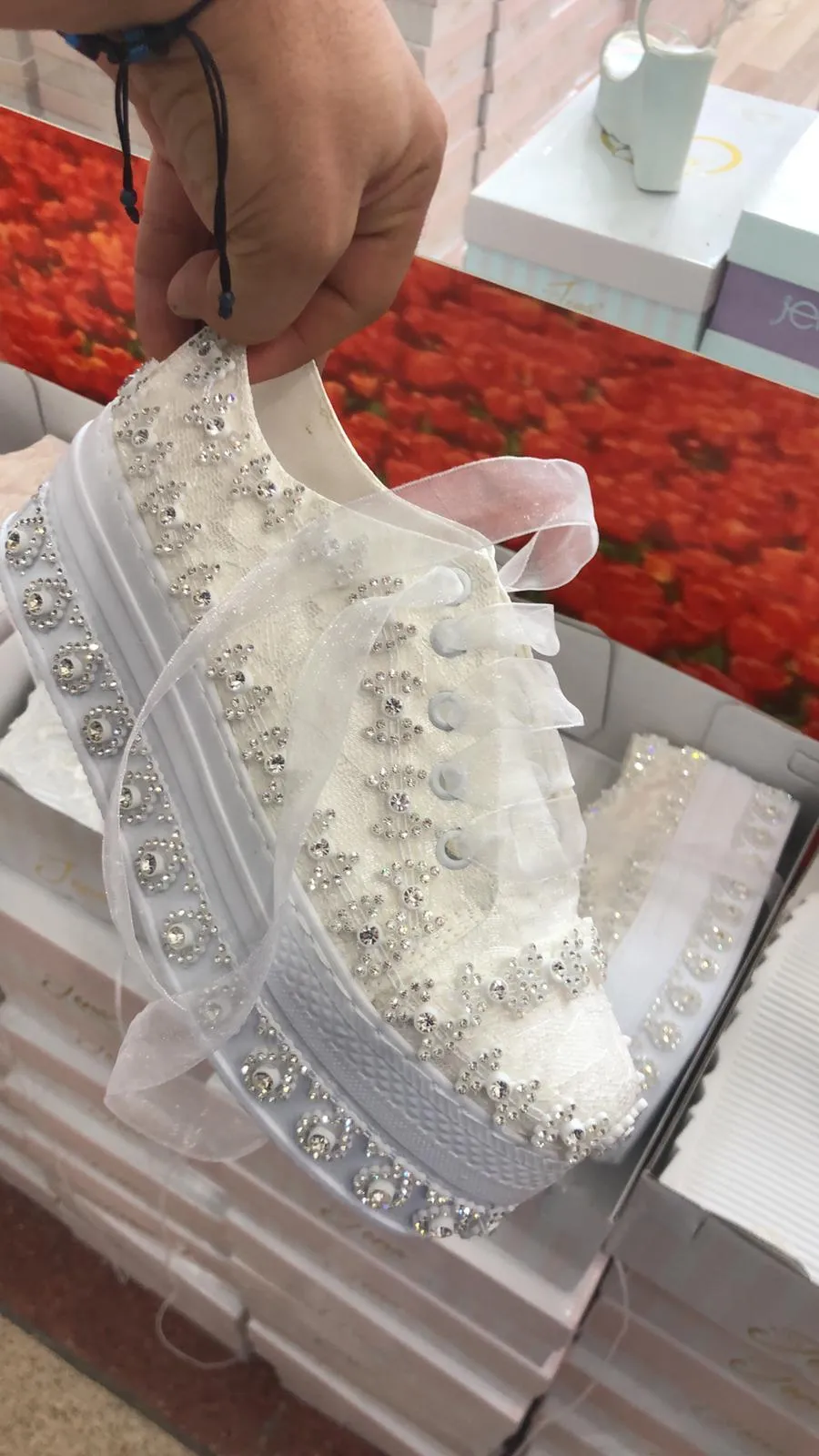 Luxury Stone Embellished Bridal & Evening Shoes Model 6 — Casual, Bridal & Formal Evening Footwear Collections | AFRIMEKS Foreign Trade