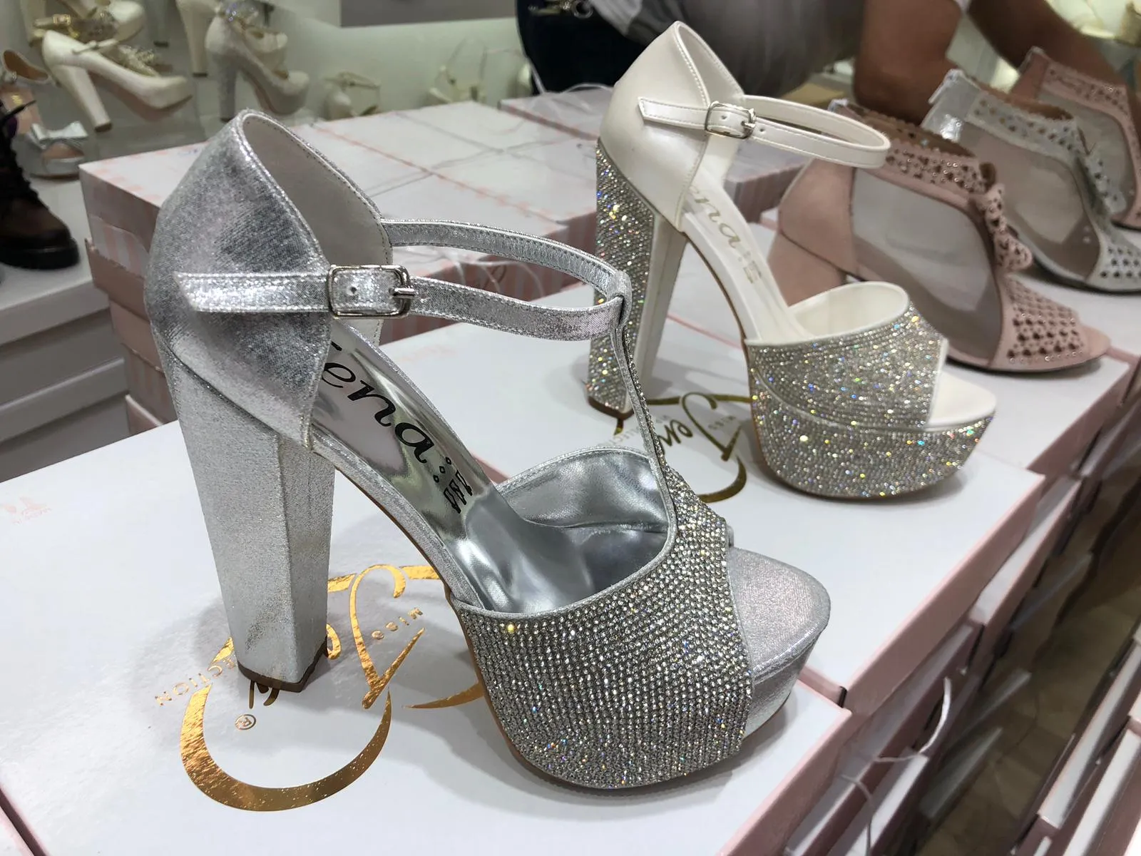Luxury Stone Embellished Bridal & Evening Shoes Model 33 — Casual, Bridal & Formal Evening Footwear Collections | AFRIMEKS Foreign Trade
